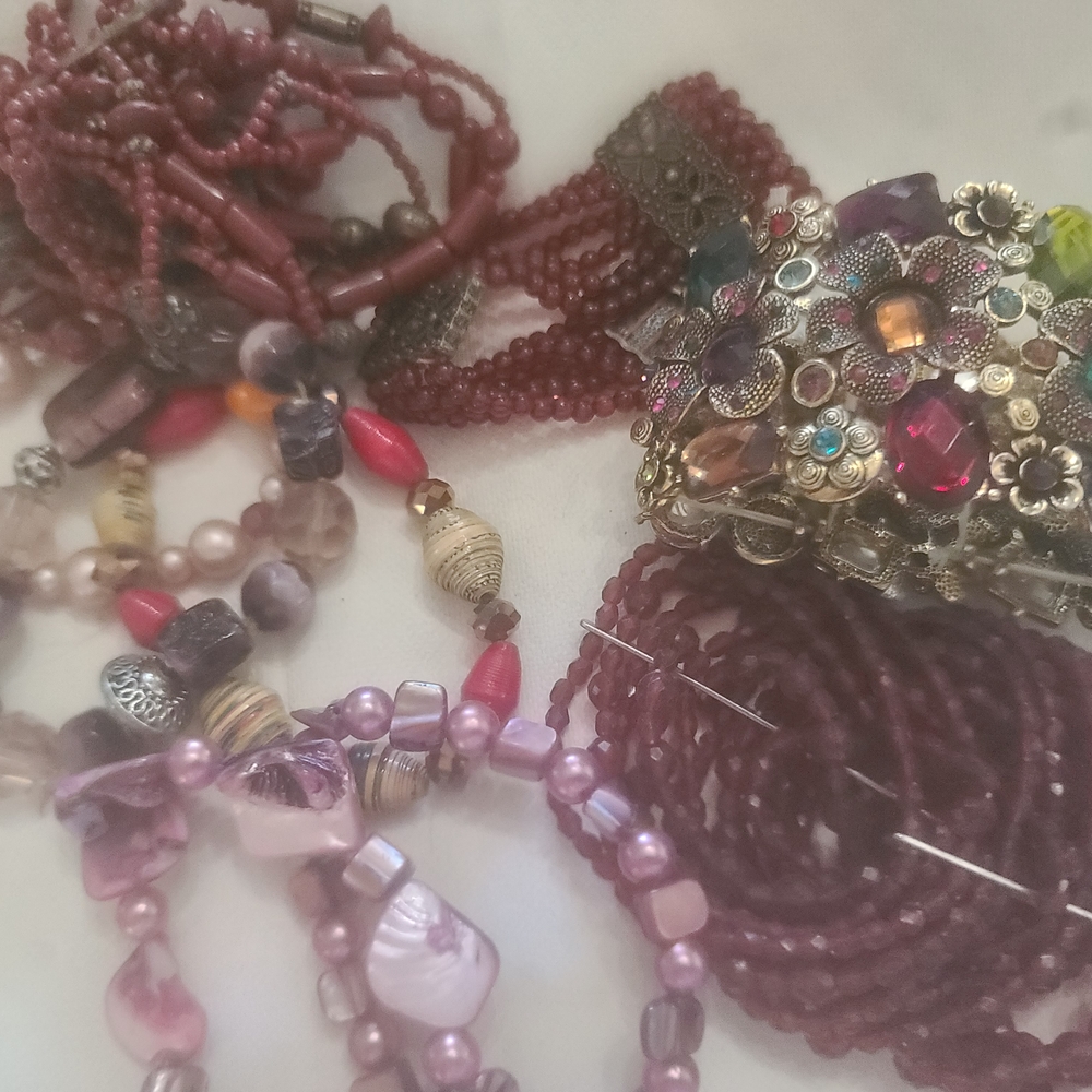 Elegant Multicolor Beaded Jewelry Set